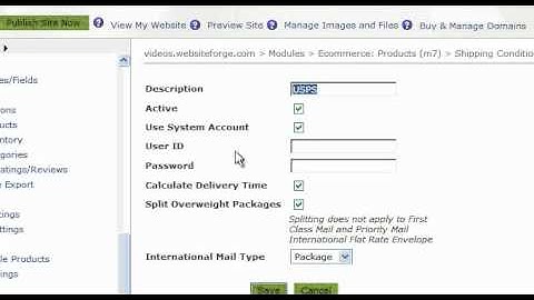 Set Up USPS Shipping Account - Websiteforge Ecommerce Website