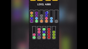 Ball Sort Level 4986