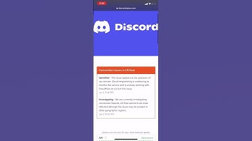Discord Server outage....
