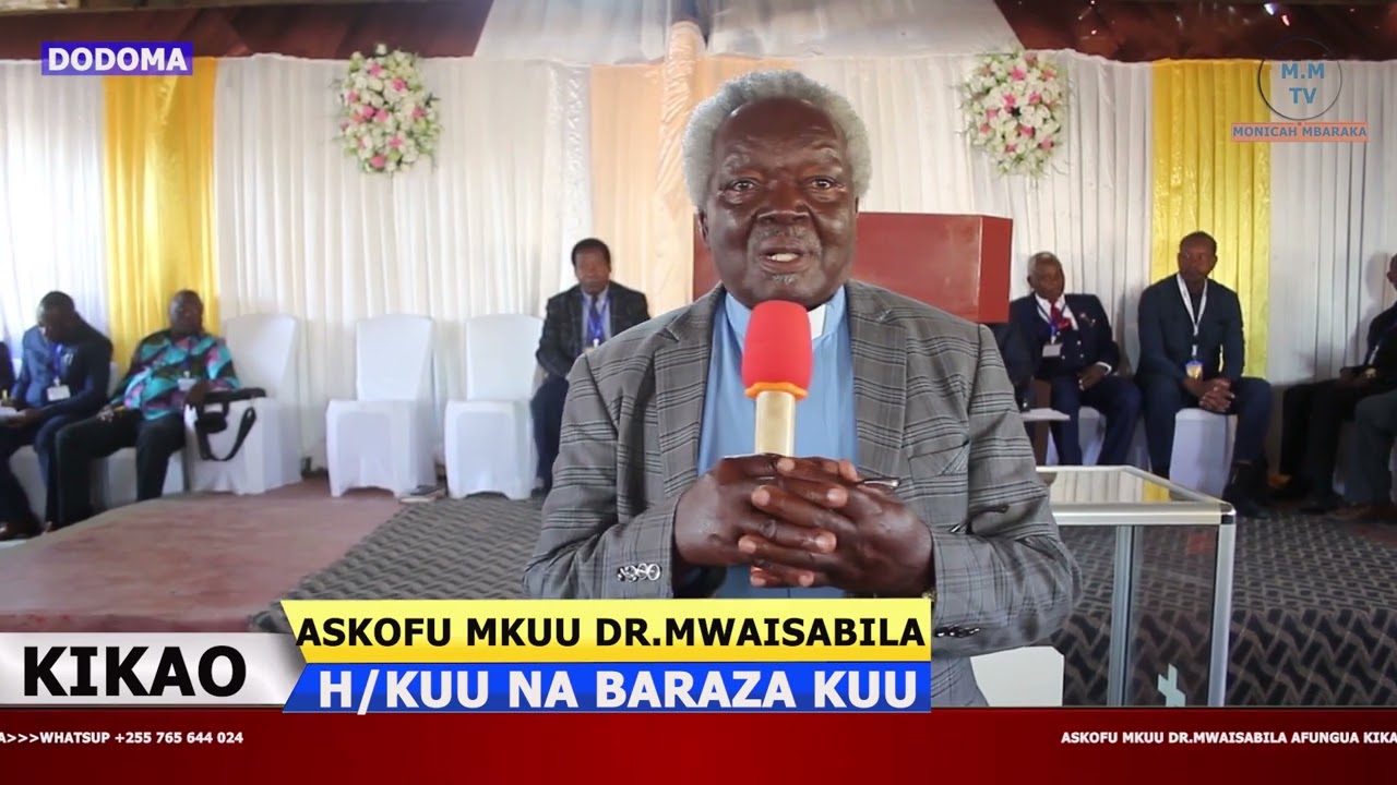 TAZAMA HOTUBA YA ASKOFU MKUU WA AGGCI DR.MWAISABILA AWATAKA WACHUNGAJI KUFUATA NJIA YA DR.KULOLA!!!!