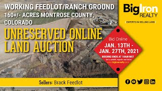 160+/- Acres Montrose County, Colorado - Unreserved Online Auction - BigIron Realty