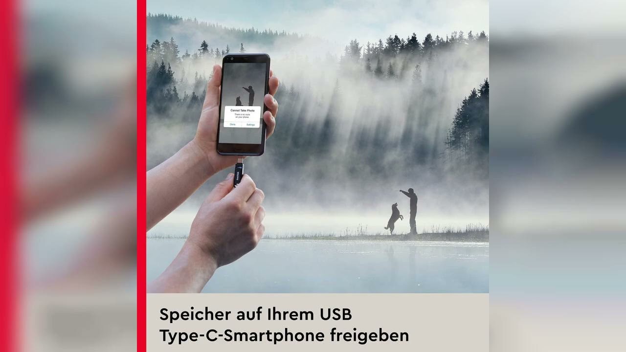Rezension: SanDisk Ultra Dual Drive Go USB Type-C 1 TB (Android Smartphone Speicher, USB Type-C-A...