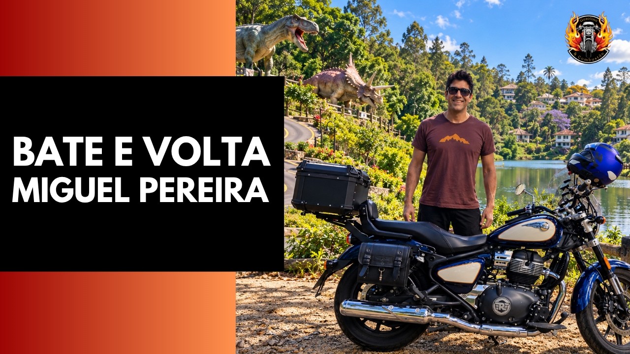 Saímos do Rio de Moto para Almoçar… e Miguel Pereira Surpreendeu!
