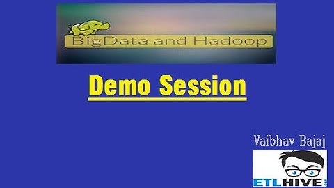 Hadoop demo session