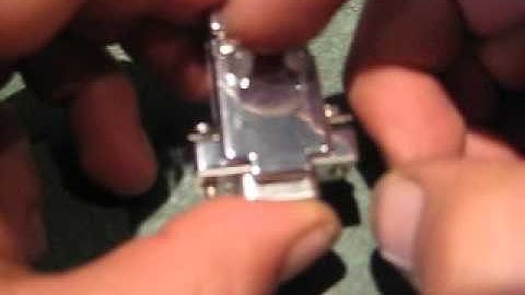 2 Port PTT Adapter Inside a DSUB Shell Assembled