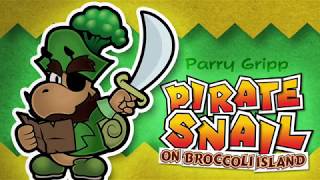 Pirate Snail on Broccoli Island - Art Show - Parry Gripp