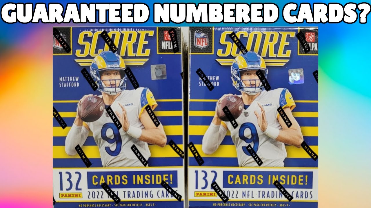 Unboxing Panini 2022 NFL Score Blaster Boxes!!!