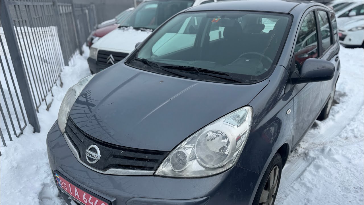 Nissan Note з мінімальним пробігом з Швейцарії 🇨🇭