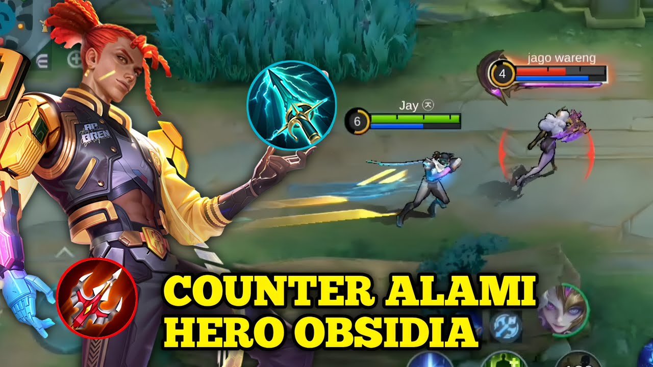 AUTO WIN KALO PILOTNYA JAGO!? SEGAMPANG ITU LAWAN OBSIDIA HERO BARU - Mobile Legends