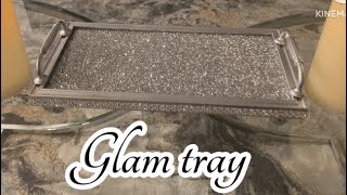Glam tray using temu and dollar tree items