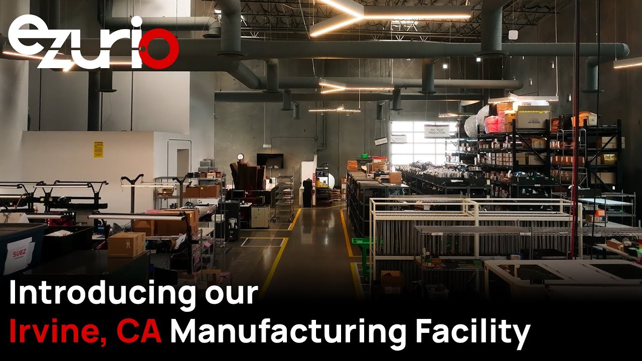 Introducing our Irvine, CA Manufacturing Facility - YouTube