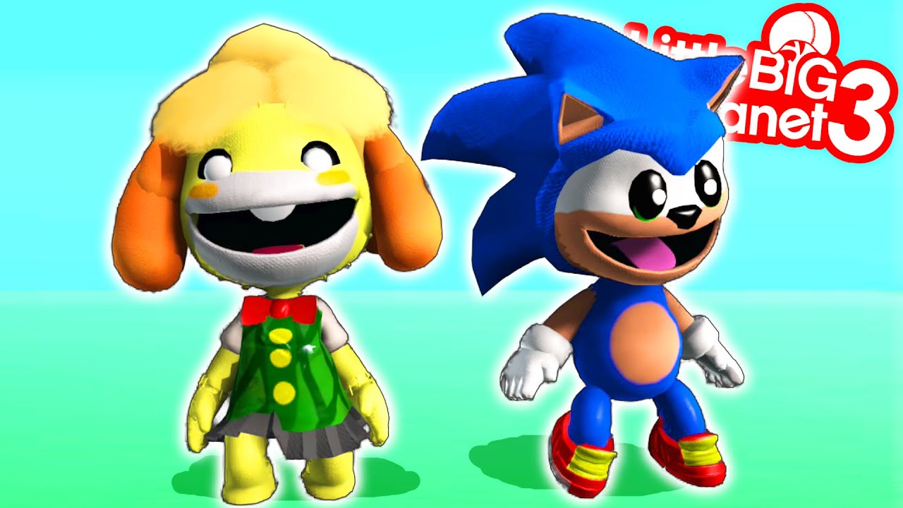 Sonic The Hedgehog and Animal Crossing Costumes DLC - LittleBigPlanet 3
