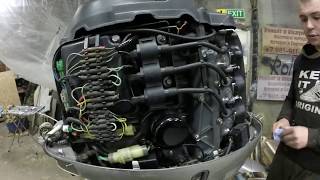 Лодочный мотор Honda 50 из Салехарда приехал на ремонт Лодочный мотор Honda 50 из Салехарда приехал на ремонт