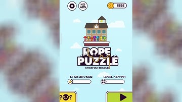 Rope Puzzle Gameplay Level 136! Top iOS,Android Gameplay Videos Mobile Pro Game Walkthrough