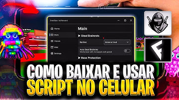 Como Baixar e Colocar SCRIPT no Roube um Brainrot (CELULAR/MOBILE) | Executor Delta/Usar Script