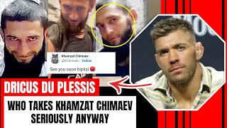Dricus Du Plessis Trashes Khamzat Chimaev For Asking Title Shot 🤬😱