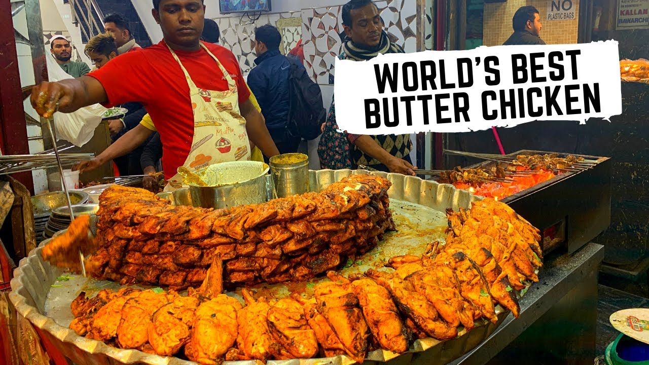 WORLD'S BEST butter chicken- you ain't seen anything like this DELHI