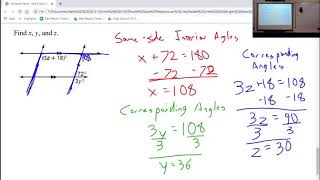 Parallel Lines and Transversals Part 2 Net Worth