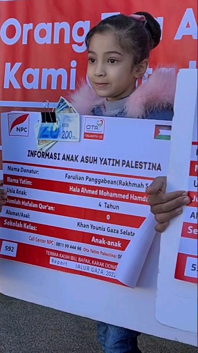 CANTIK DAN GANTENG ANAK-ANAK YATIM DI JALUR GAZA, YUK PEDULI