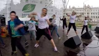 ZUMBA kids выступление фитнес-студии "МАЙ" 04.06.16