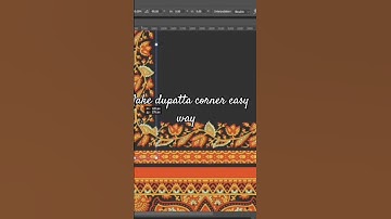 dupatta corner #photoshop #design #howto #textiledesigner #photoshoptutorial #freelancer #beginners