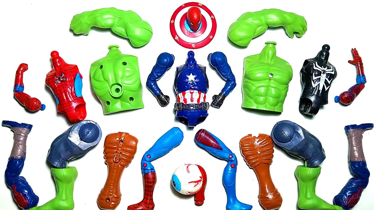 AVENGERS TOYS MARVEL'S VENOM, SPIDER-MAN, SIRENHEAD, HULK, CAPTAIN AMERICA SUPERHEROES TOYS 