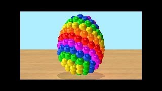 Учим Цвета Для Детей Гараж и Цветные Машинки Грузо...