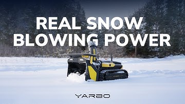 Yarbo Snow Blower | Smart, Effortless Snow Clearing ❄️