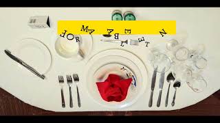 basic, casual and formal table setting