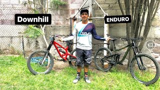 Diferencia entre bicis de DOWNHILL y ENDURO