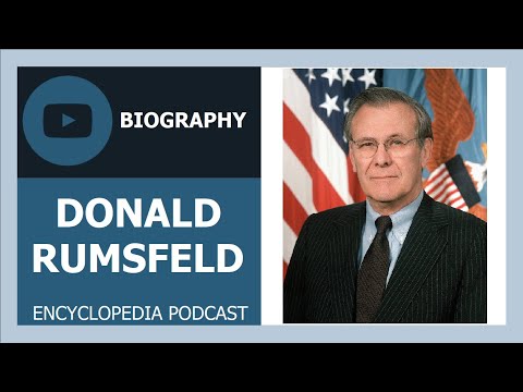 Video: Politico americano Donald Rumsfeld: biografia