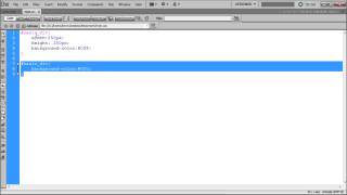 60 Second Dreamweaver Tutorial   Prioritize CSS with !important  HD