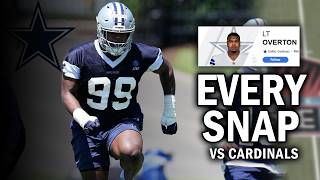 L.T. Overton Snaps vs Cardinals | Preseason Week 2 (2026)