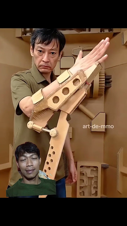 Membuat robot dari kardus #robot #supersuit #wood #superthings #cosplay #catlover