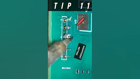 Soldering tips and tricks - Tip 11 Use the right quantity of solder and temperature when soldering!