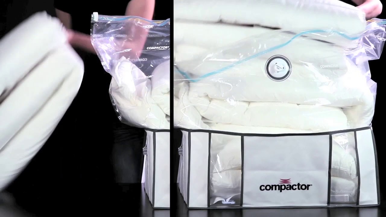 Tutoriel complet - Comment utiliser votre housse Compactor de rangement sous  vide