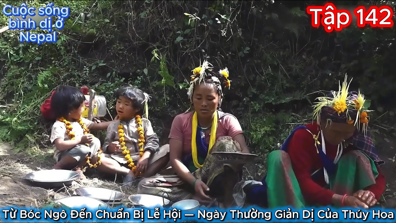 Thúy Hoa Tập 142  - Từ Bóc Ngô Đến Chuẩn Bị Lễ Hội — Ngày Thường Giản Dị Của Thúy Hoa
