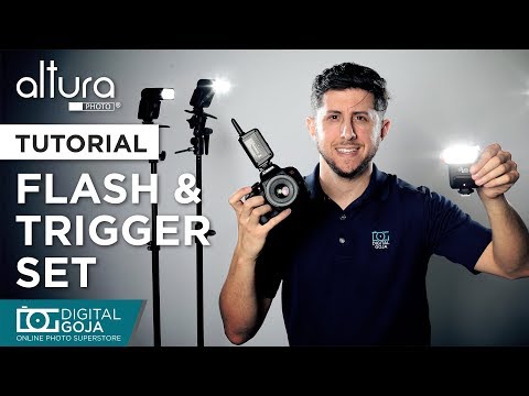 How to use the Flash and Trigger Set AP-305 by Altura Photo (Canon – Nikon – Sony) | TUTORIAL