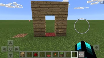Minecraft PE - Invisible Force Field Door! [ Tutorial ]
