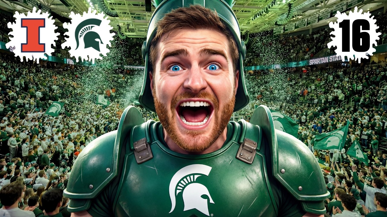 INSANE Top 10 Matchup at Breslin Center! // Gameday Vlog