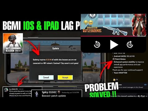 BGMI IOS LAG PROBLEM FIX MALAYALAM HOW TO FIX LAG PROBLEM BGM | BGMI ...