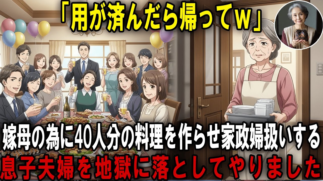 4年間で960万円援助した息子夫婦に“家政婦扱い”された70歳の私… 昇進パーティーで静かに宣告した一言が、全てを終わらせた。
