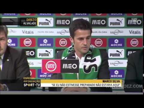 Apresentacao de Marco Silva no Sporting - 21/05/2014