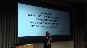 IPV6 ond OSPFv3 on MikroTik