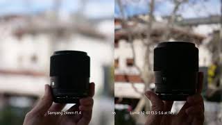 Samyang 24Mm F1.4 Vs Lumix 12-60 F3.5-5.6 At 25Mm Comparison