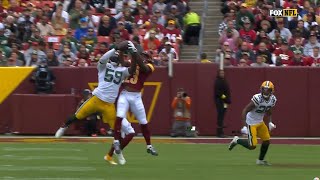 De'Vondre Campbell Pick Six Against Washington Commanders
