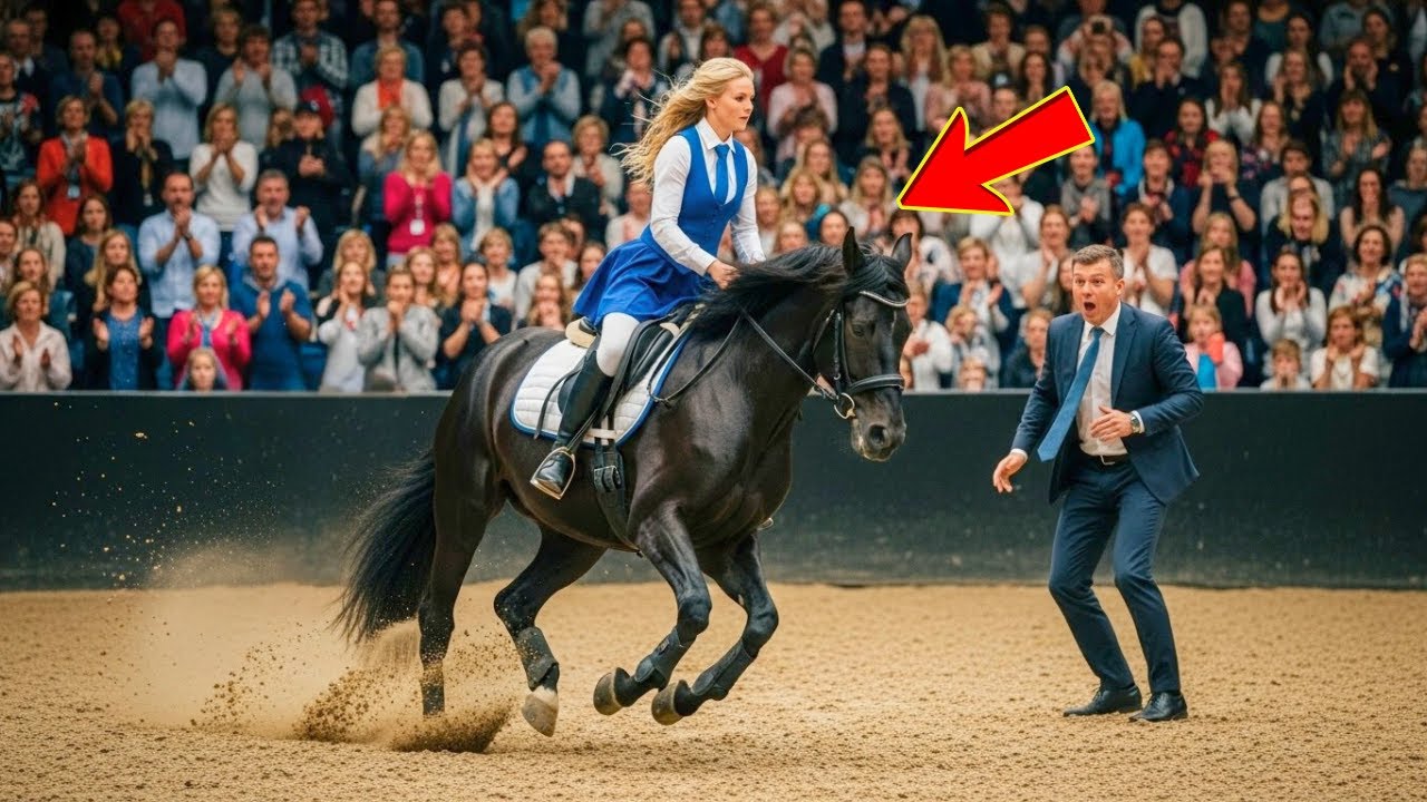 Alle lachten, als sie versuchte, das Pferd des Millionärs zu reiten — aber niemand lachte danach