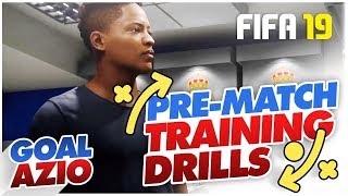 FIFA 19 | Pre-Match Training Room Drills Gameplay screenshot 2