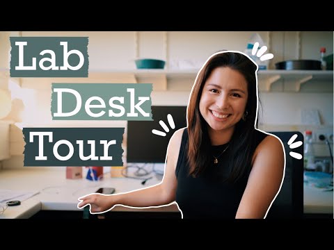 My Lab Workspace! // Master's Thesis Desk Tour at the Institute