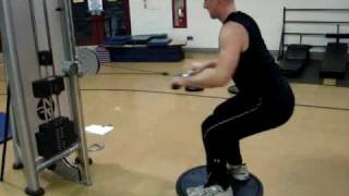Cable Row on Bosu Ball